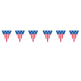 Stars & Stripes 12' Pennant Banner